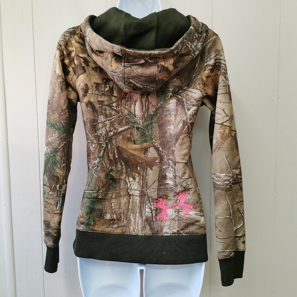 UNDER ARMOUR CAMO ZIP HOODIE - Picture 4 of 5